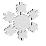 Образец снежинки из пенопласта 7